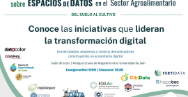 Cartel de la jornada organizada por Soil Data Space.