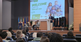 Intervención del vicerrector de Internacionalización, José Ignacio Jiménez González.