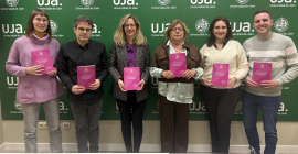 Equipo del Vicerrectorado de Igualdad, Diversidad y Responsabilidad Social, junto al equipo investigador.