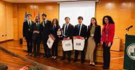 Acto de entrega de premios.