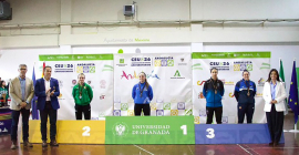 Elena Torres Rubio, plata en Lucha (59 kg).