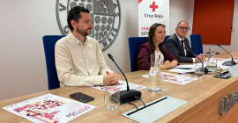 Daniel García, Marta Torres y Miguel Ángel Maldonado, en la presentación.