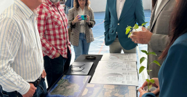 Visita al taller organizado por la UJA.