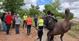 Visita a las huellas de dinosaurios de Santisteban del Puerto.