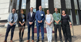 Integrantes de la delegación de la UJA participantes en el encuentro celebrado en Örebro.