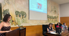 Lectura a cargo de Anna Giulia Cerón, estudiante ganadora del premio Alumnado de la UJA.