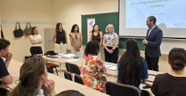 Inauguración a cargo del vicerrector de Internacionalización, José Ignacio Jiménez.