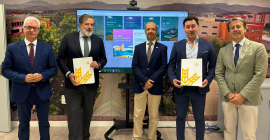 Juan Gallergo, Luis Jesús García-Lomas, Francisco Roca, Cristóbal Pérez y Juan M. Mata.