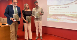 Luis Jesús García-Lomas, Mª Victoria López y Juan Manuel Jurado.