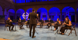 La Orquesta de la UJA, dirigida por Daniel García Caro.