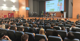 Acto celebrado en el Aula Magna del Campus Las Lagunillas.