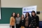 Foto con ponente María García De Diego, Belén Agrela, Mª Luisa Grande, Teresa Fernández y Mª del Mar Gómez