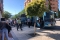 Momento de la llegada de estudiantes a Jaén.