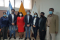 Profesores de la Universidad de Jaén con la Vicerrectora y decanos de la Universidad de Guayaquil (Ecuador)