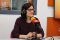 María Dolores Pérez Godoy, en el estudio de UniRadio Jaén