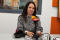 María José Grande Burgos, en el estudio de UniRadio Jaén