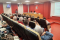 Fotografía de los asistentes en la antigua Escuela de Magisterio de Jaén.