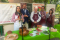 Marta Torres y Juan Carazo junto al presidente de 'El Dornillo', Juan Infante.