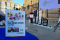 Un momento de la presentación, en la Plaza de Santa María.