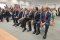 El Rector, Nicolás Ruiz, junto con representantes institucionales, en la inauguración de las instalaciones.