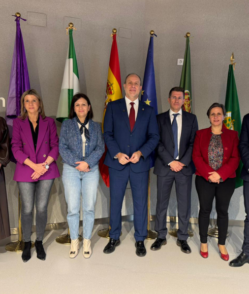 Mª Victoria López, Isabel Cano, Isabel Uceda, Nicolás Ruiz, Antonio Alcolea, Soledad Aranda y Juan Manuel Jurado.