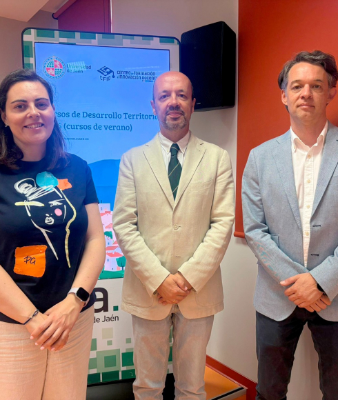 María del Carmen Pegalajar, Francisco Roca y Miguel Ángel García.