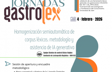 Cartel de las I Jornadas Gastrolex.