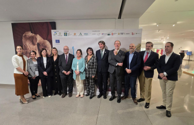 Representantes institucionales de entidades organizadoras y colaboradoras, en la inauguración del congreso.