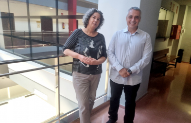 Los investigadores del proyecto Nieves J. Valencia y Nicolás Gutiérrez.