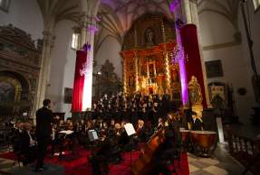 Momento del concierto en la Catedral de Baeza. Fotografía: Fernando Mármol.