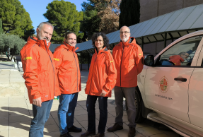 De izquierda a derecha, Alfonso Ontiveros, Manuel Ureña, Isabel Abad y Mario Sánchez-Gómez.
