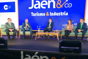 Intervención del Rector de la UJA, Nicolás Ruiz Reyes, en la inauguración del evento Jaén&CO