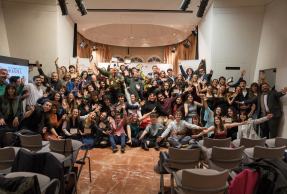 Foto de familia con todos los premiados en la gala