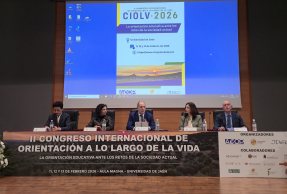 Intervención del Rector Nicolás Ruiz, en el acto inaugural del congreso.