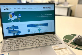 Imagen del nuevo portal de formación para empresas de la UJA.