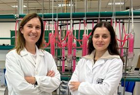 Las investigadoras María Dolores La Rubia e Isadora Dias