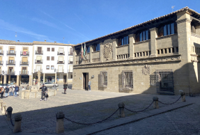 Plaza del Pópulo de Baeza.