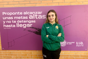 La luchadora y estudiante de la UJA, Elena Torres.