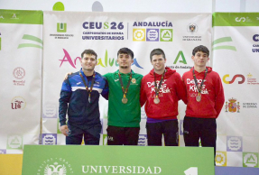 Fernando Rodríguez Arroyo, oro en Lucha (62kg).