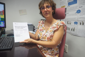 La investigadora de la UJA María Aranda.