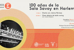 Cartel del evento ‘Savoy Ballroom: un hito en la historia del baile’.