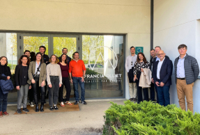 Integrantes del proyecto participantes en la reunión celebrada en Oyonnax (Francia).