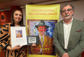 Marta Torres junto a Miguel Ángel Rodríguez.