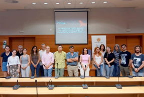 Foto de familia del taller ‘The Conversation: la ciencia que se cuenta es la que cuenta. Divulgación con impacto’.