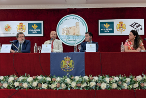 De izquierda a derecha, Luis Jesús García-Lomas, Francisco Roca, Cristóbal Pérez y Ana B. Mata.