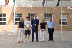 Mª Teresa Pérez, Pablo Garzón, Nicolás Ruiz, María Martínez y José Rodríguez.