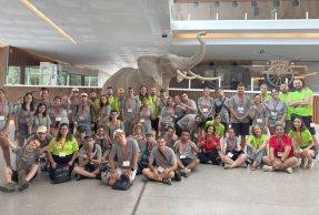 Visita del alumnado participante en el programa al Parque de las Ciencias de Granada.