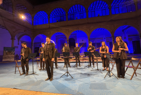 La Orquesta de la UJA, dirigida por Daniel García Caro.