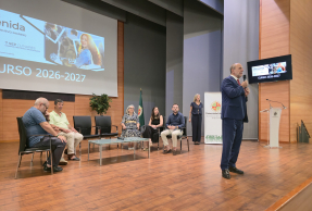 Intervención del Rector Nicolás Ruiz, en las Jornadas de Bienvenida celebradas en el Campus Las Lagunillas.