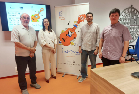 De izquierda a derecha, Juan José Gordillo, Marta Torres, Daniel García y José J. Delgado.